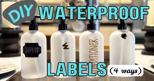4 Creative Ways to Label Your Shampoo Bottles