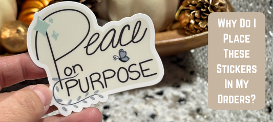 Why Every Order Comes With a Little Peace