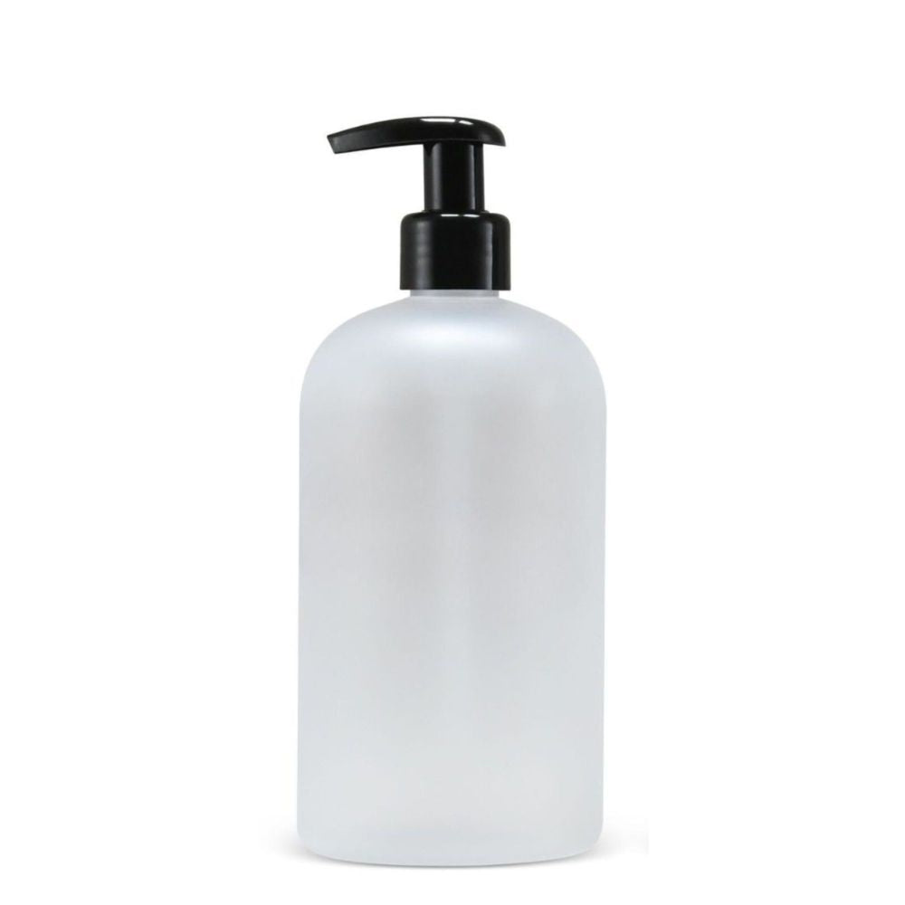 16 oz Empty PET Plastic Refillable Bottles-with Lotion Pumps