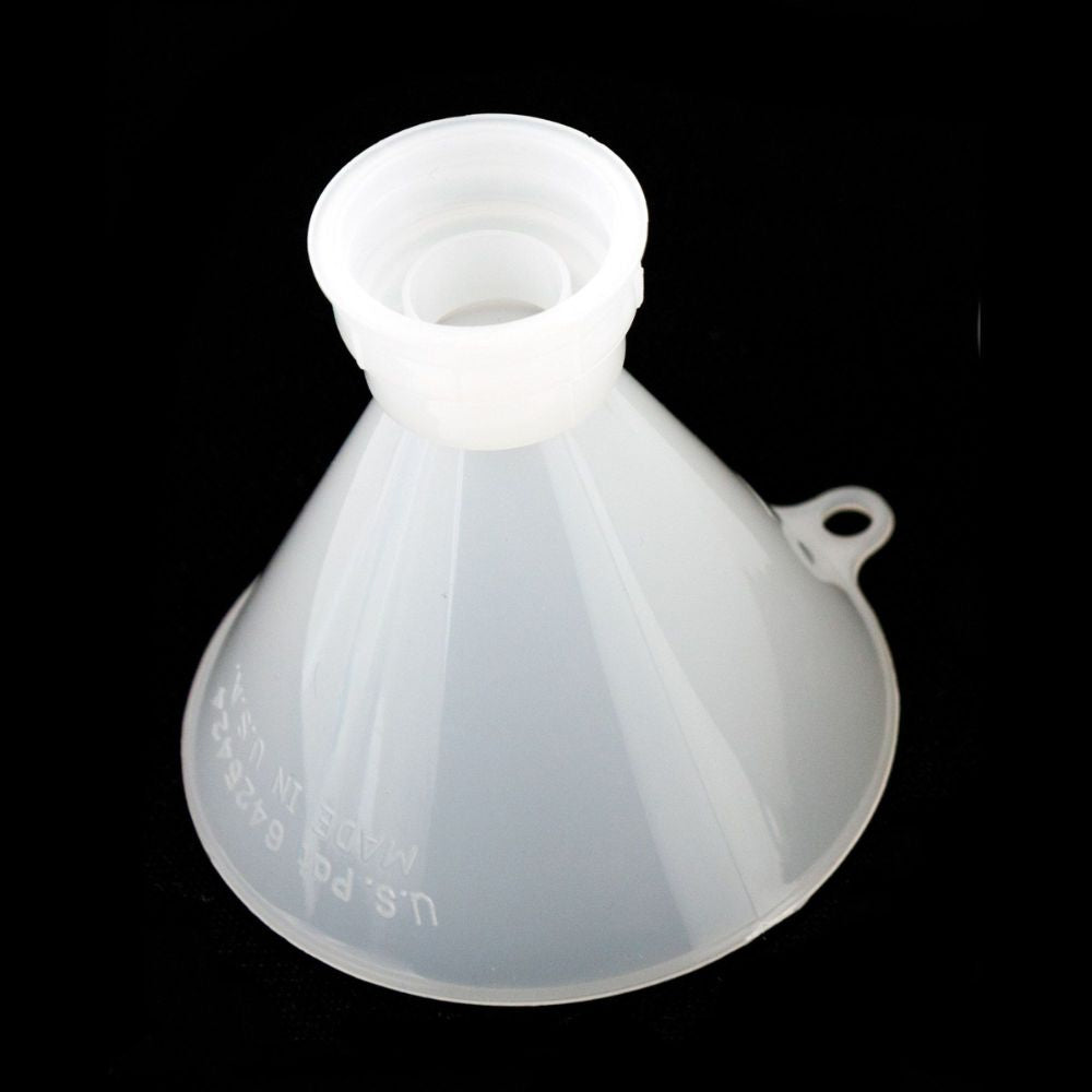 2 Twist-On Plastic Funnel Set