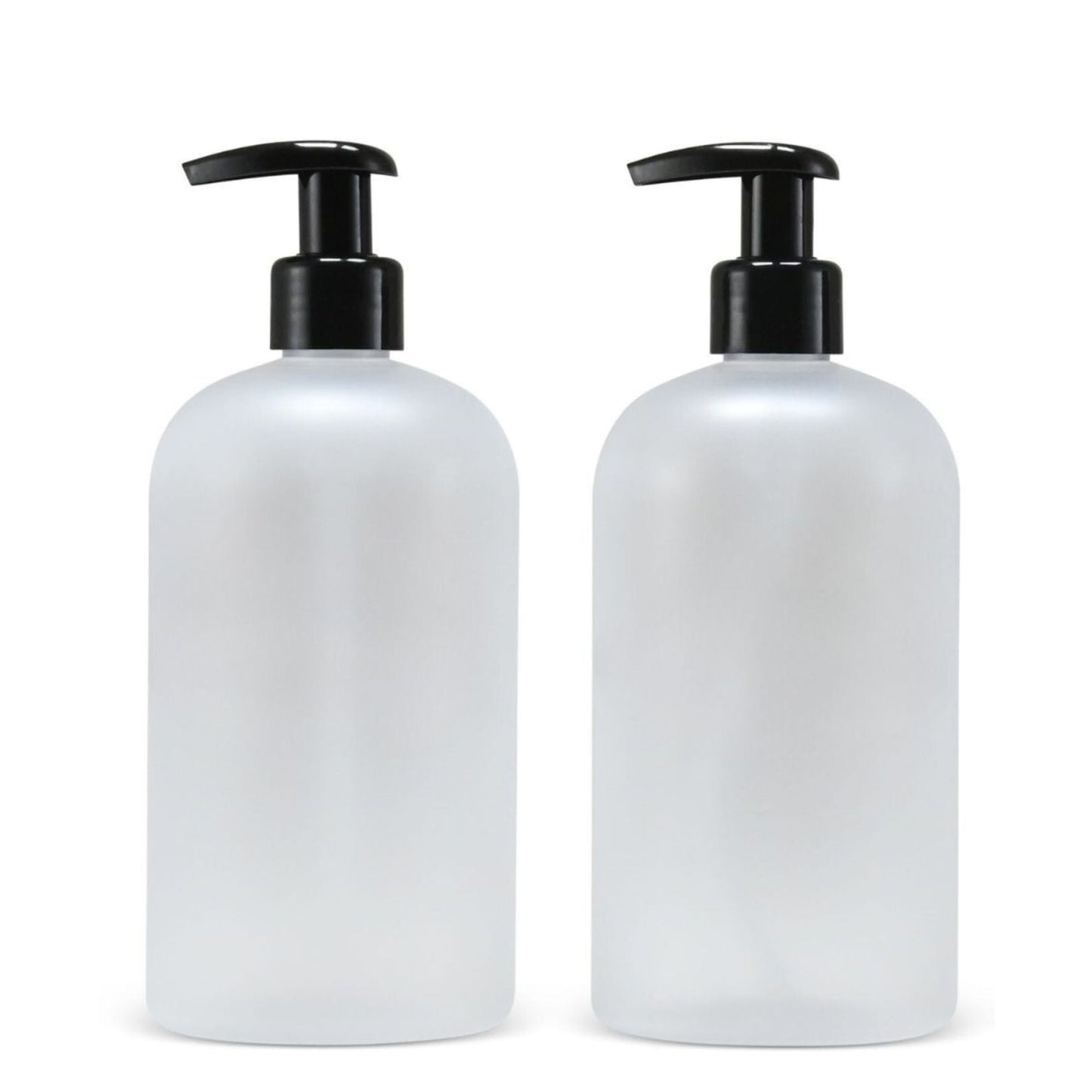 16 oz Wholesale PET Plastic Refillable Bottles-with Lotion Pumps