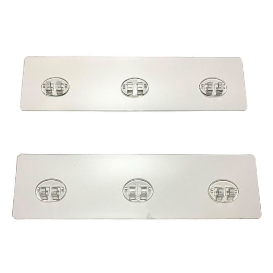 2 Replacement Adhesive Strips for Shower Caddies