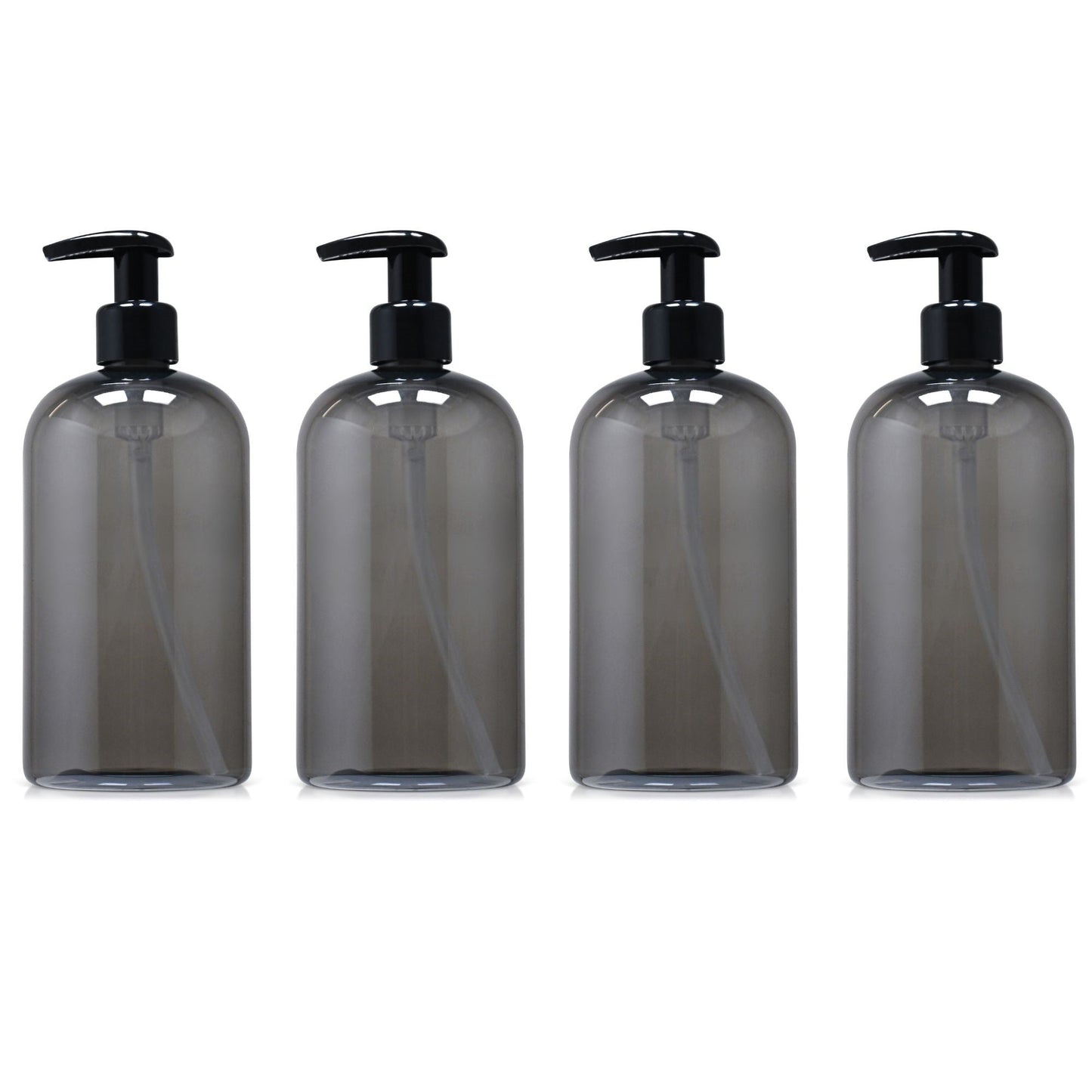 16 oz Wholesale PET Plastic Refillable Bottles-with Lotion Pumps