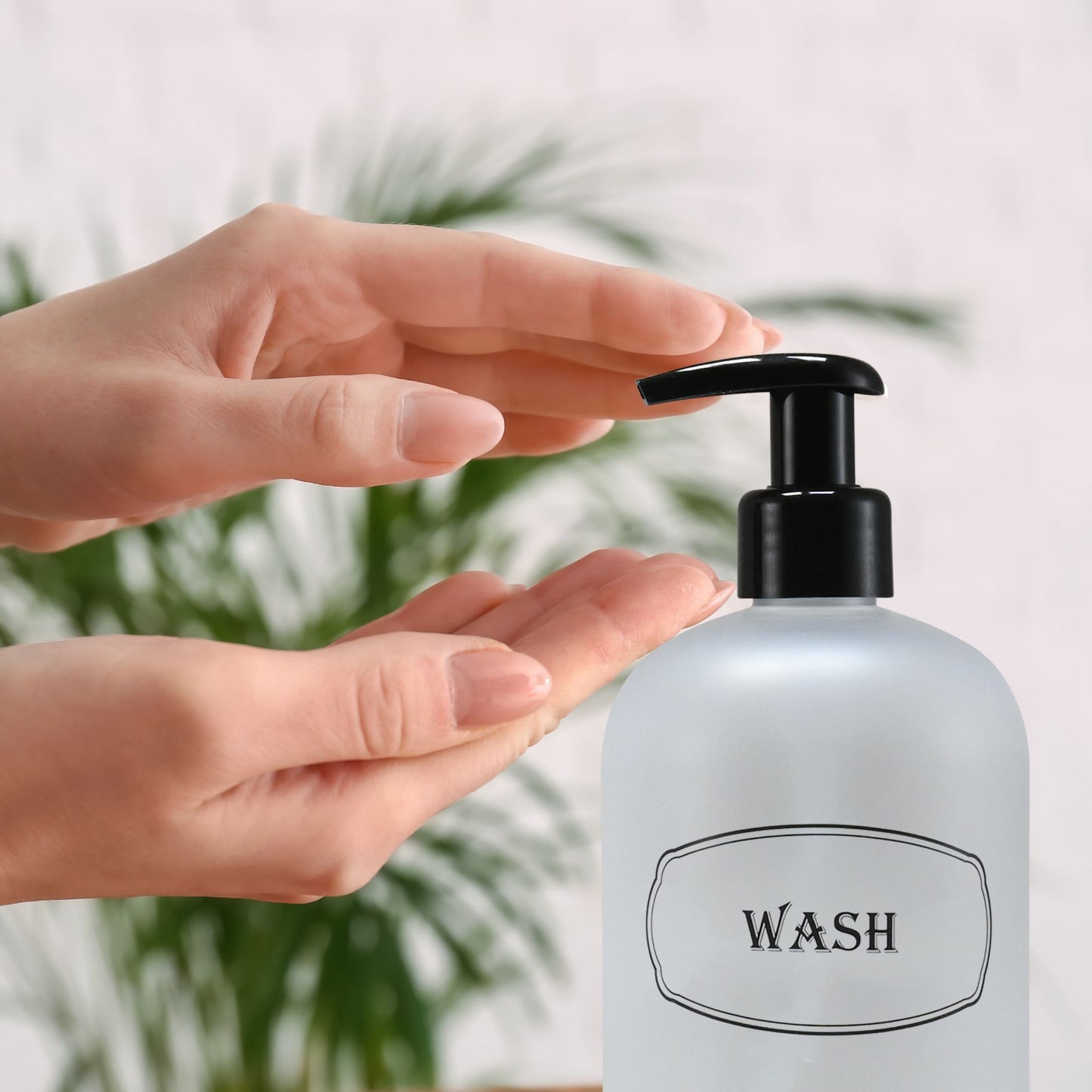 16 oz. Wholesale Plastic Shampoo, Conditioner, Wash Shower Bottle Set with High-Viscosity Pumps