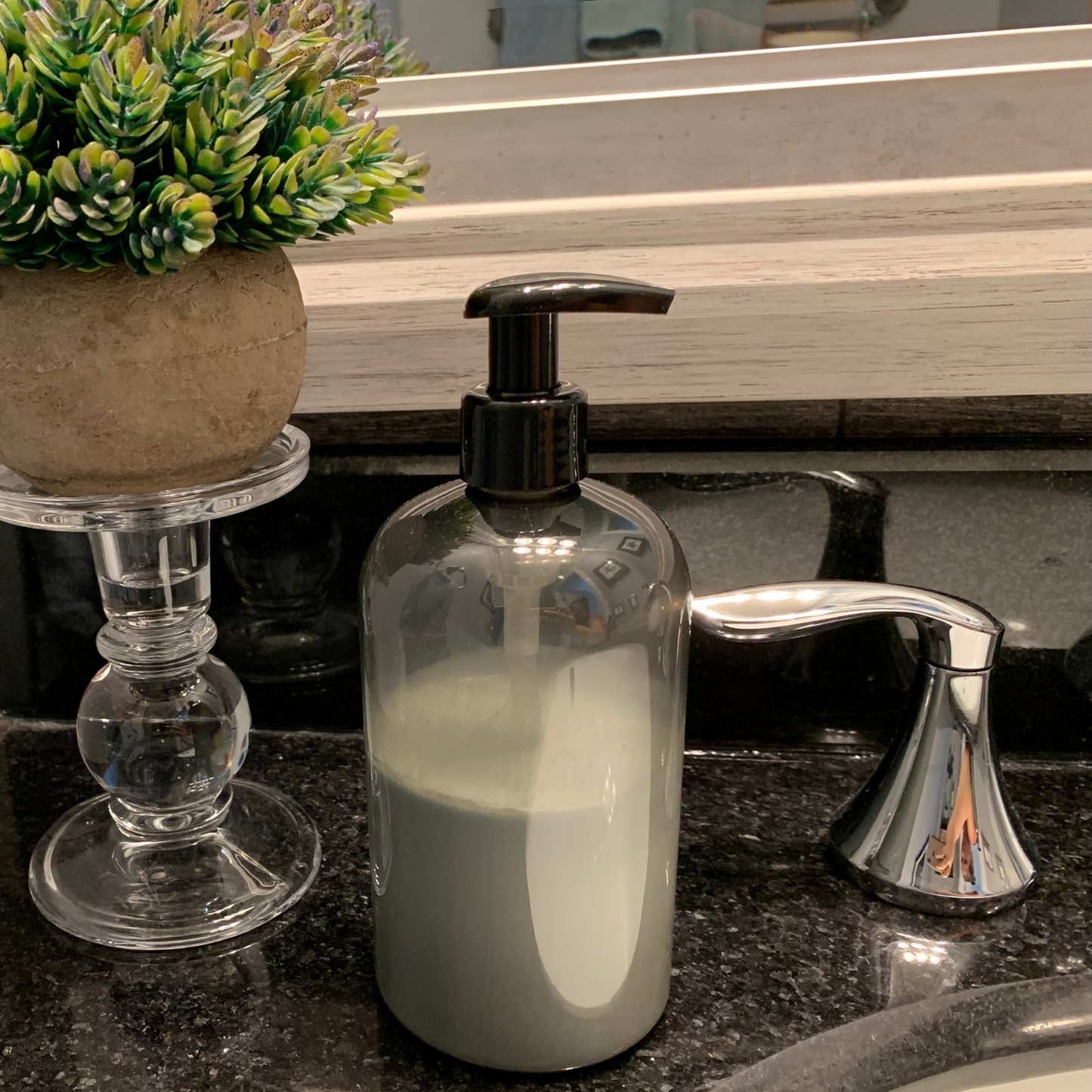 16 oz Empty PET Plastic Refillable Bottles-with Lotion Pumps
