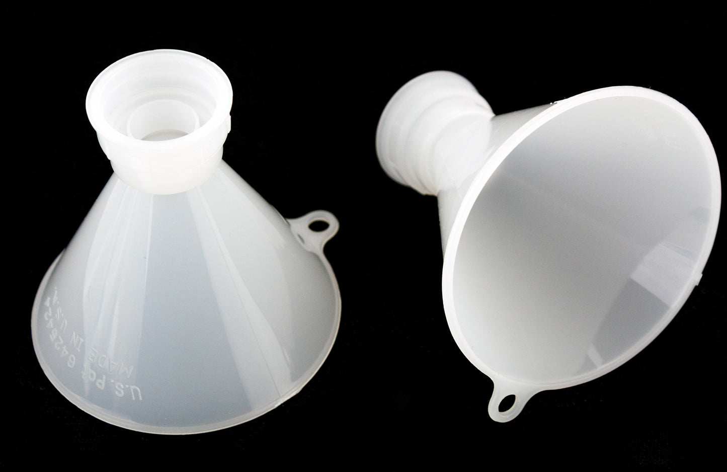 16 oz. Plastic Shampoo, Conditioner, Wash Refillable Shower Bottles (any color) PLUS 2 Twist-on Funnels Bundle