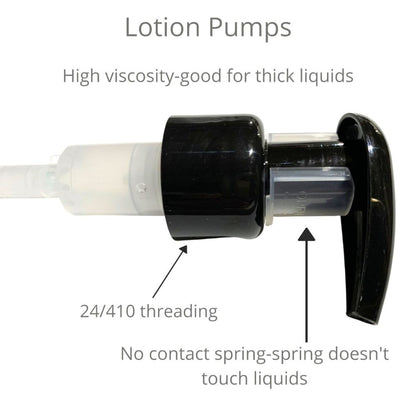 24/410 Replacement Lotion Pumps w 6" Dip Tube - Wholesale
