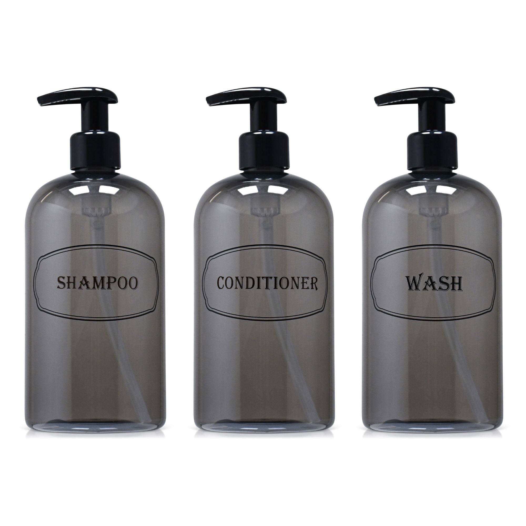 Reusable shampoo deals bottles